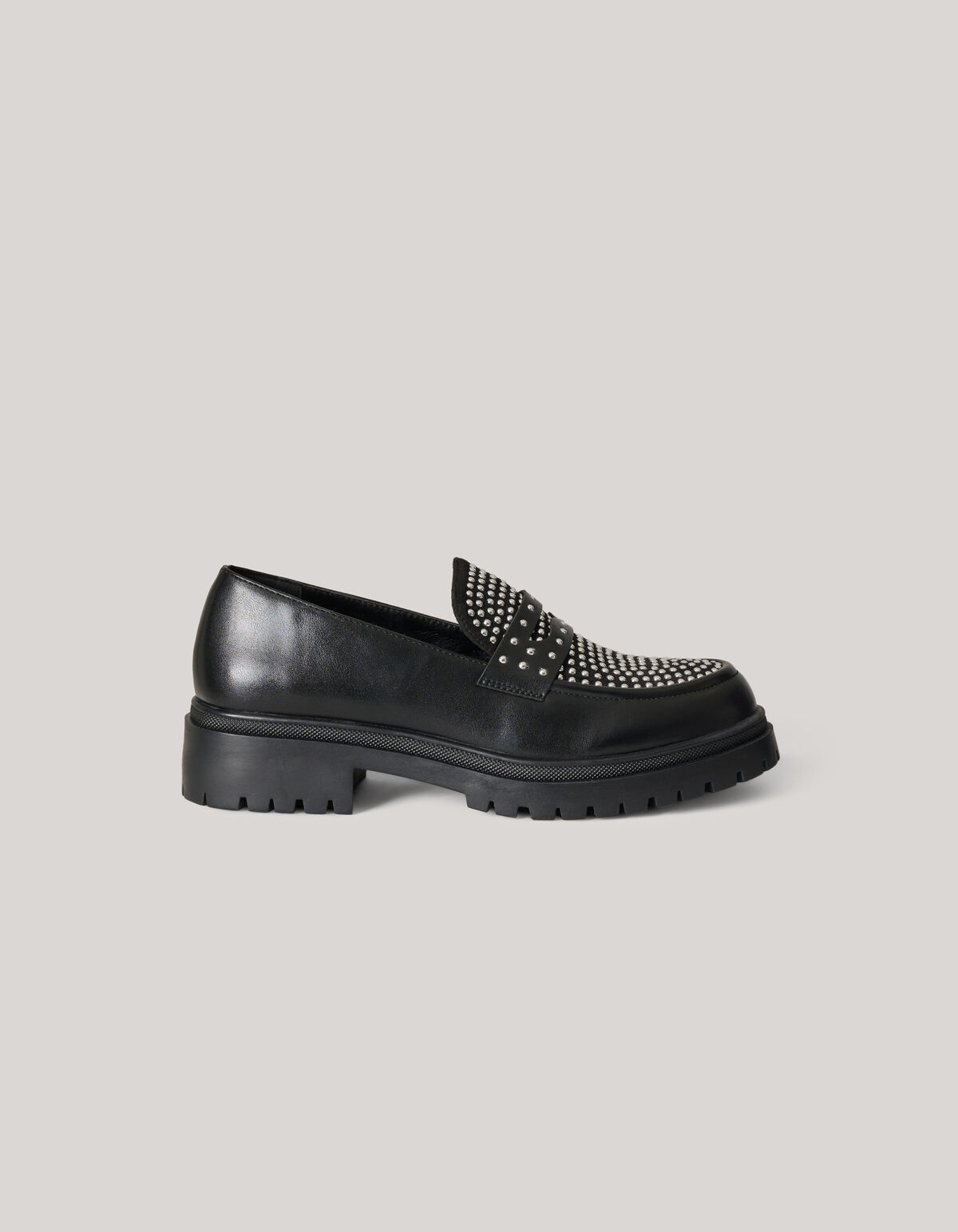 Nieten-Loafer Schwarz SHOEBY SHOES