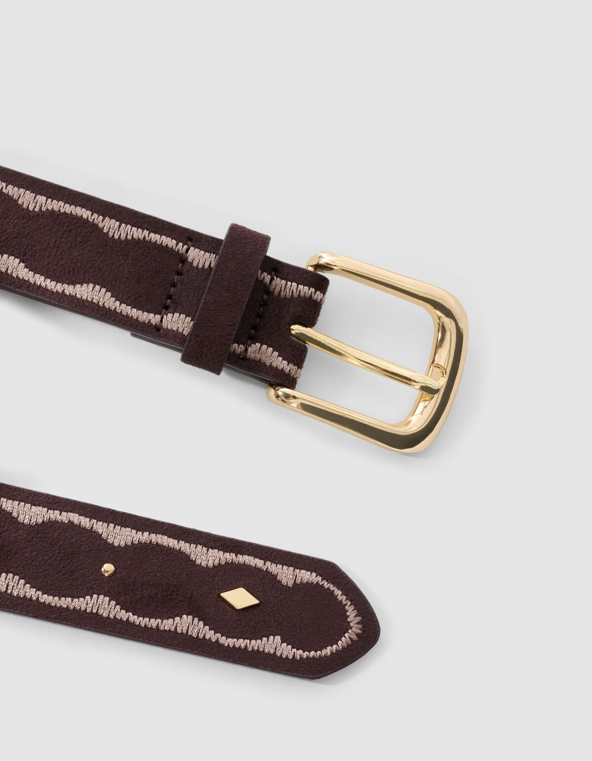 Triangle Western-G&uuml;rtel Braun SHOEBY ACCESSOIRES