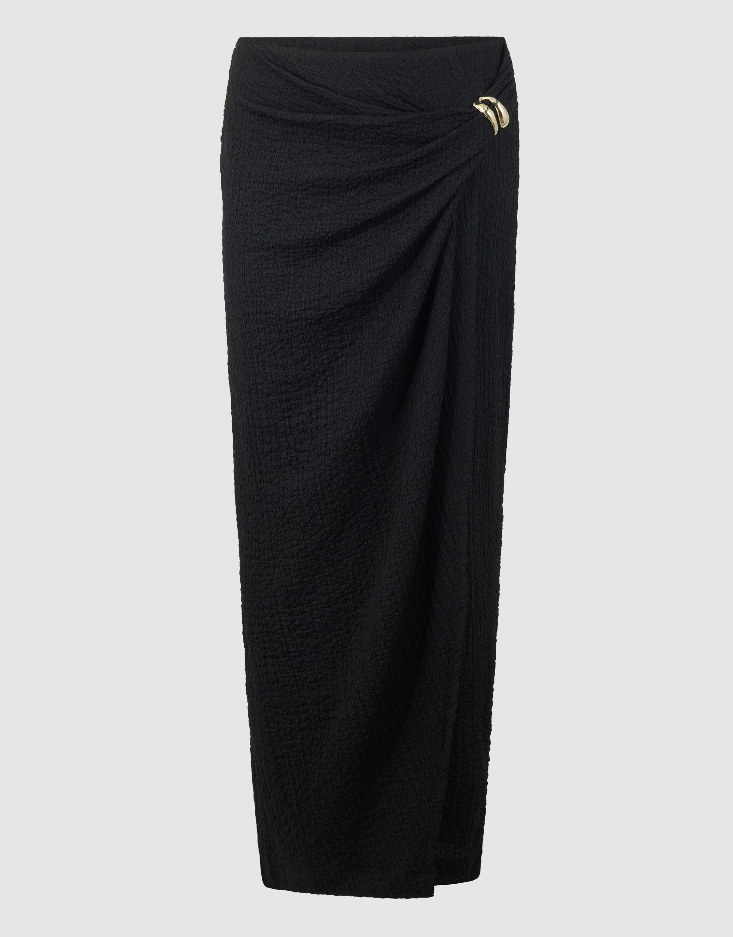 Crinkle Maxi Rock Schwarz SHOEBY WOMEN
