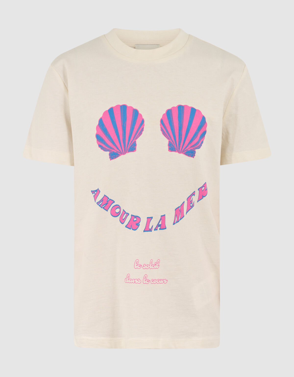 La Mer Artwork T-shirt Off White SHOEBY GIRLS