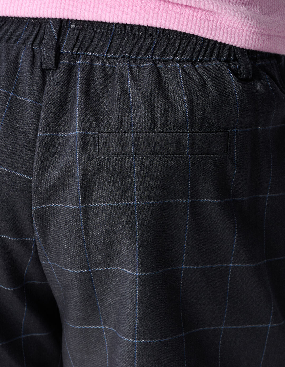 Karierte Plissee-Shorts dunkelgrau SHOEBY GIRLS