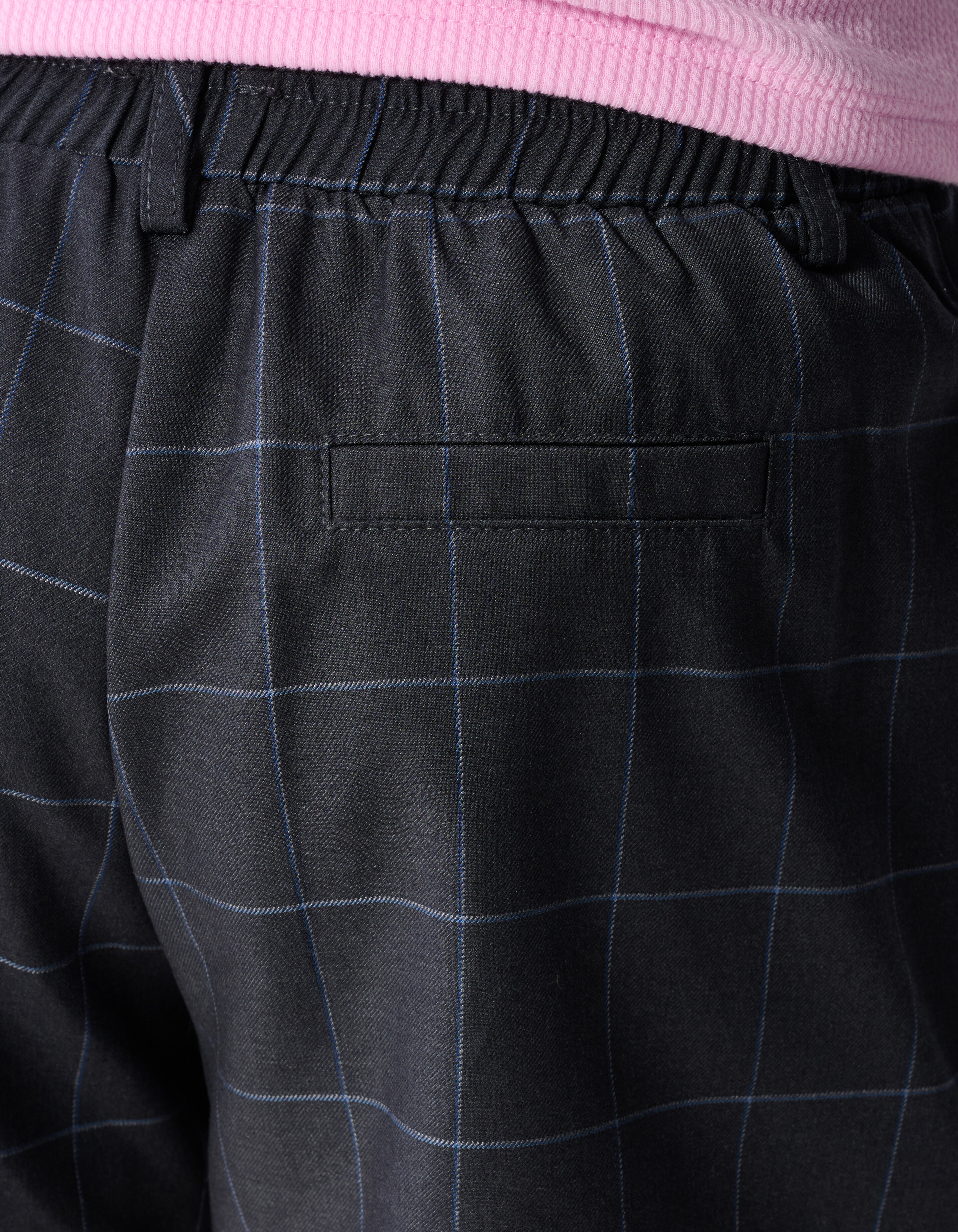 Karierte Plissee-Shorts dunkelgrau SHOEBY GIRLS