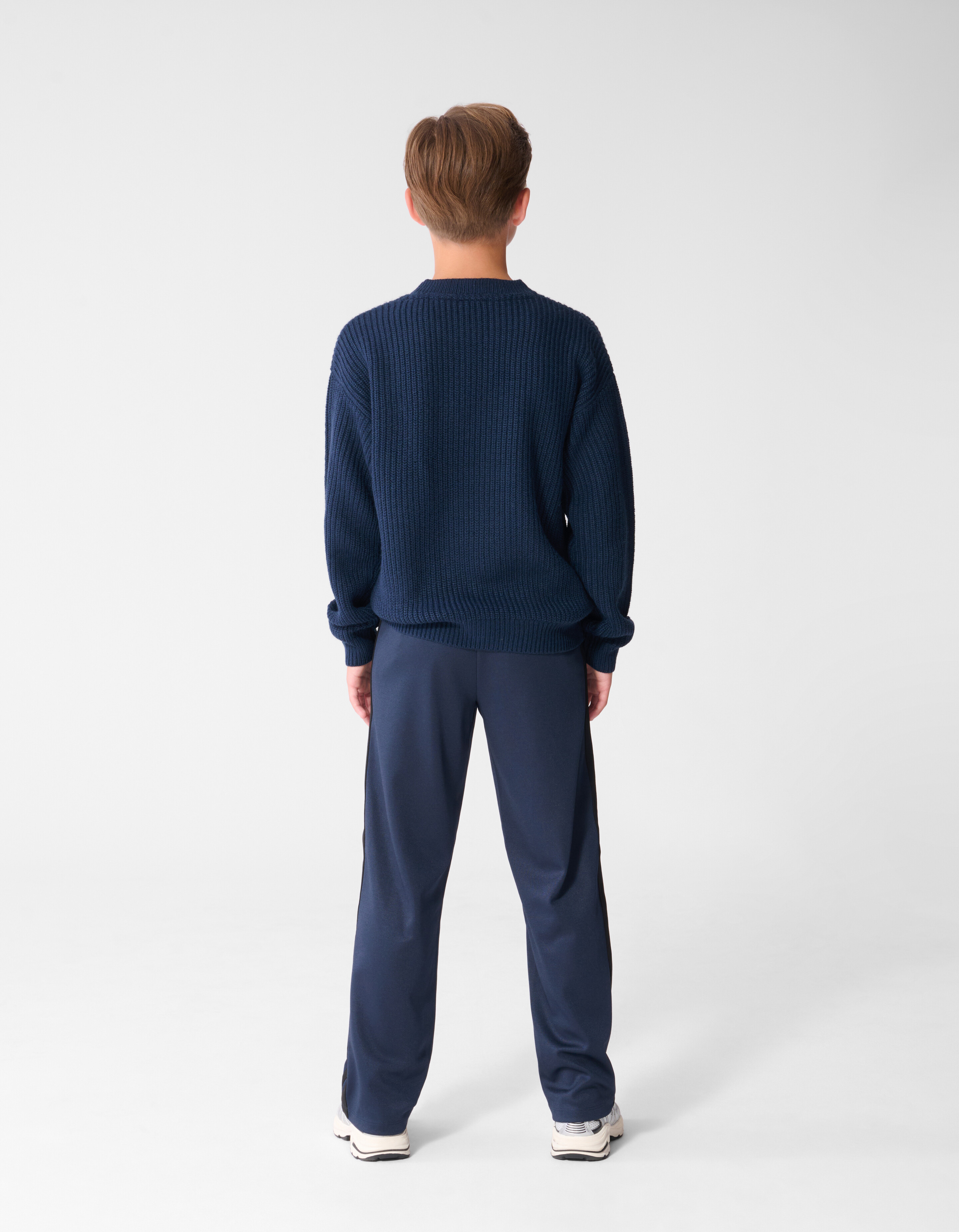 Relaxed Fit Embroidery Pullover Dunkelblau SHOEBY BOYS