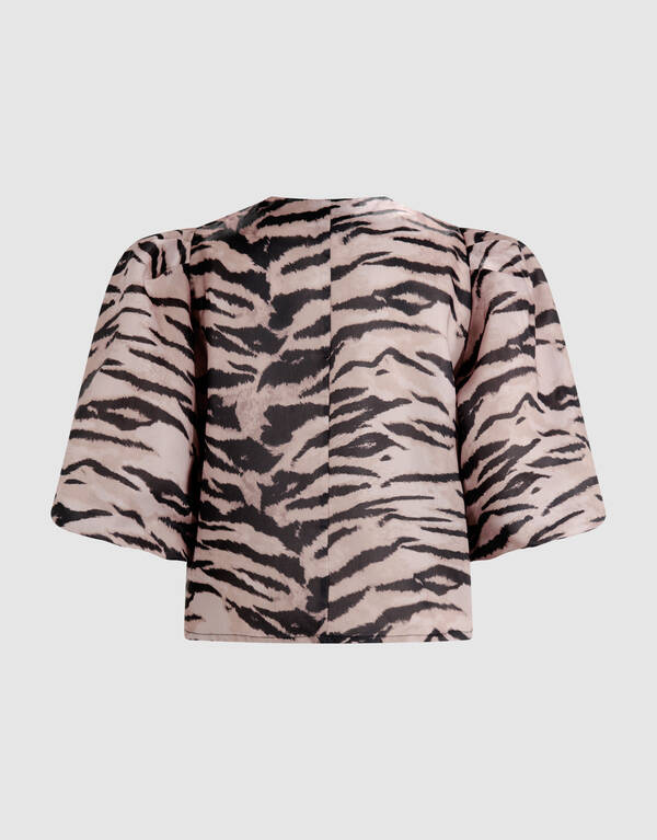 Puff Tiger Bluse Hellbraun SHOEBY WOMEN