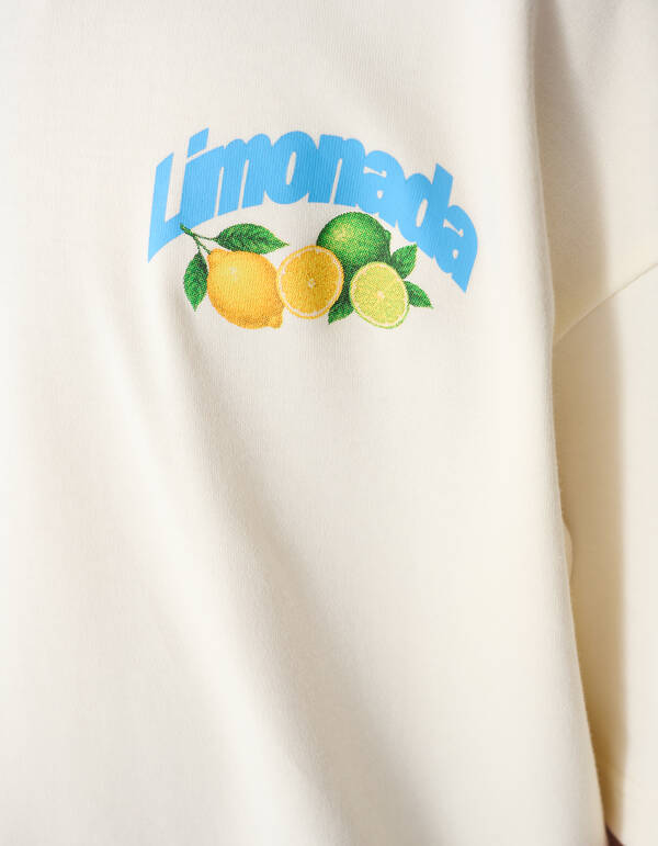 Limonada Artwork T-Shirt Gebrochen Wei&szlig; SHOEBY BOYS