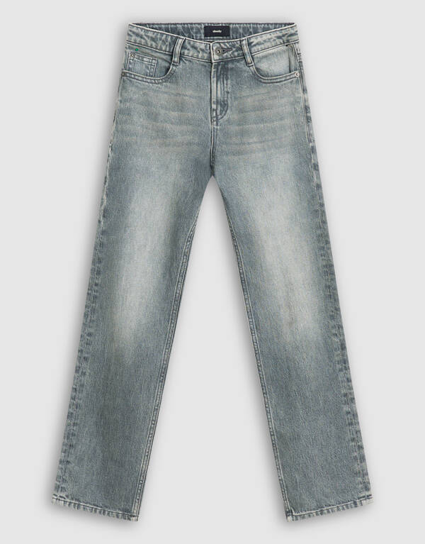 Gerade geschnittene Jeans in Grau SHOEBY BOYS