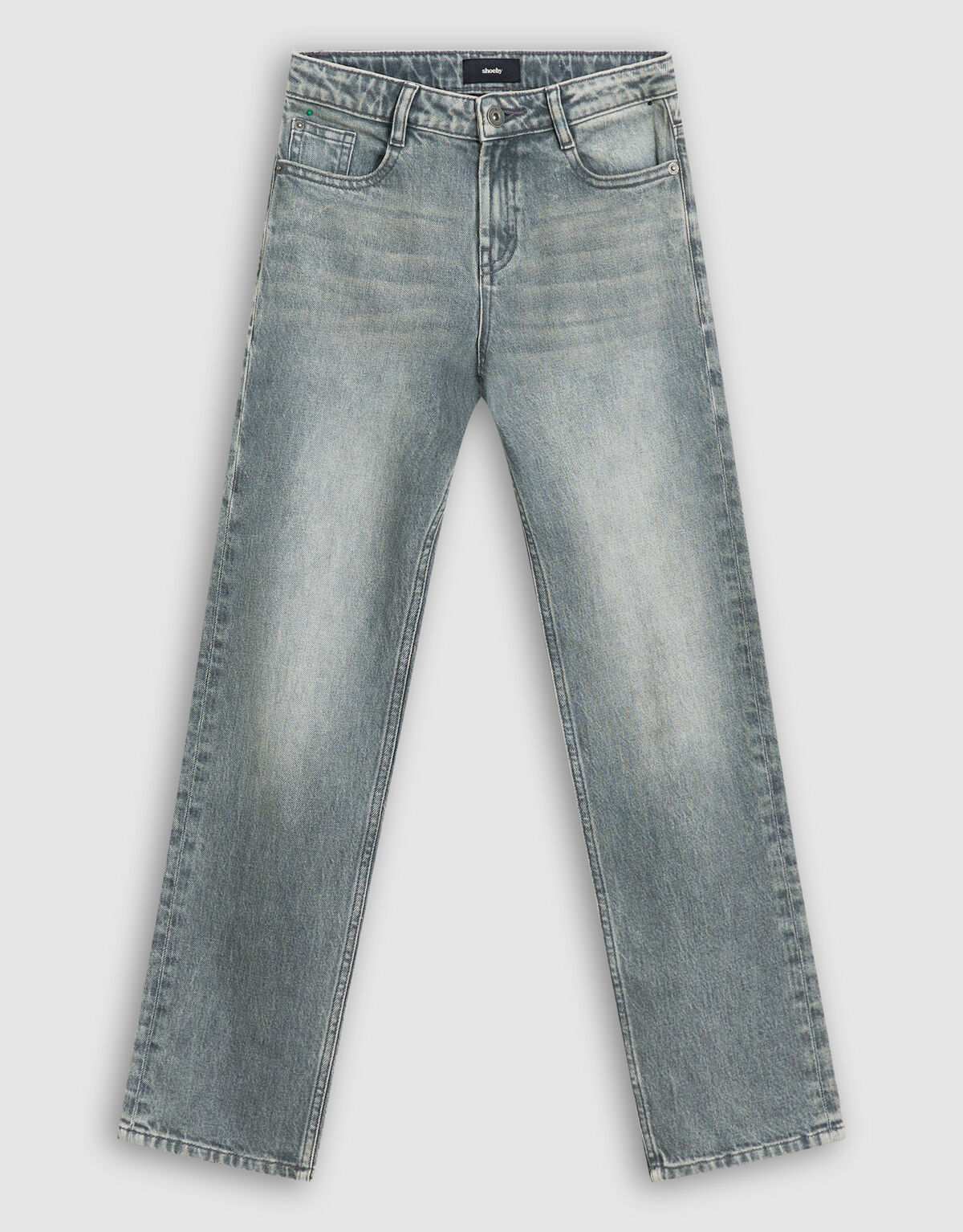 Gerade geschnittene Jeans in Grau SHOEBY BOYS