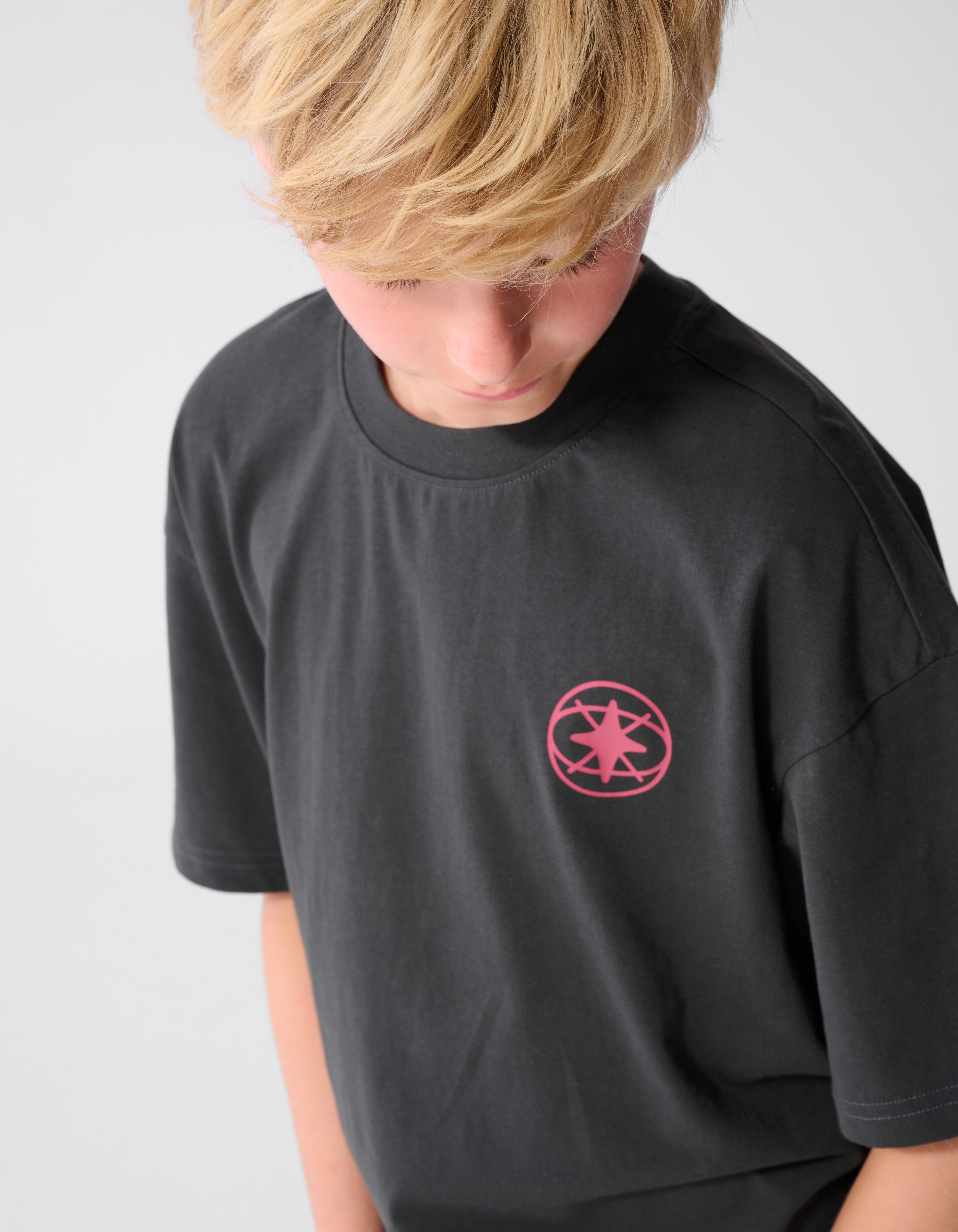 London-Kunstwerk-T-Shirt Dunkelgrau SHOEBY BOYS