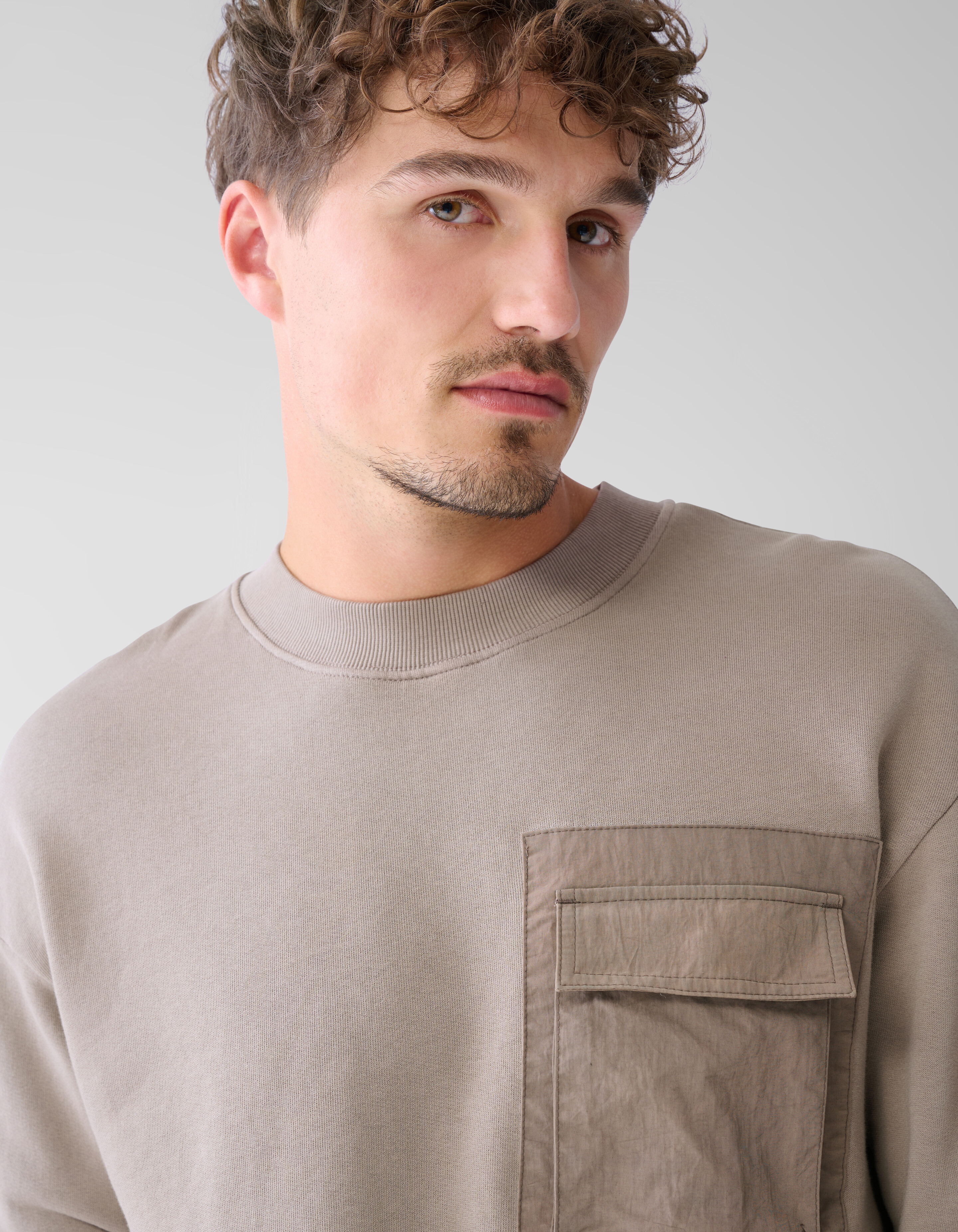 Taschenpullover Braun SHOEBY MEN