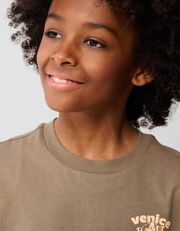 Venedig Kunstwerk T-shirt Braun SHOEBY BOYS