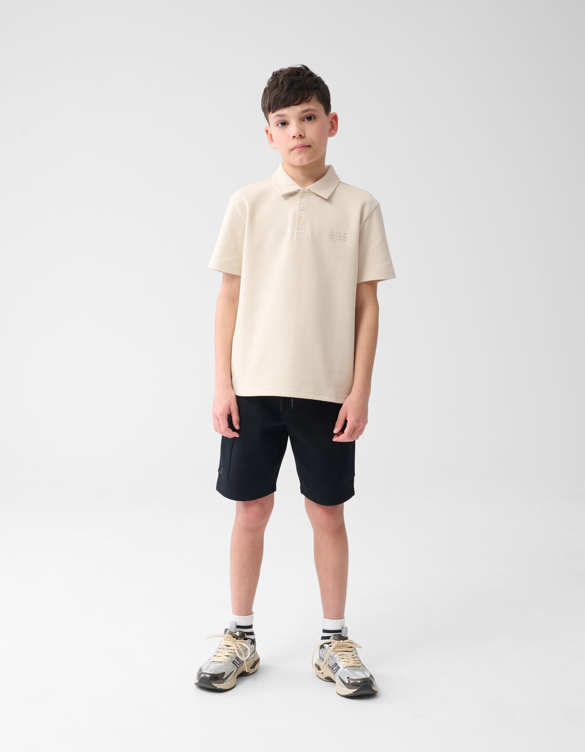 Cargo Jog Short Schwarz SHOEBY BOYS