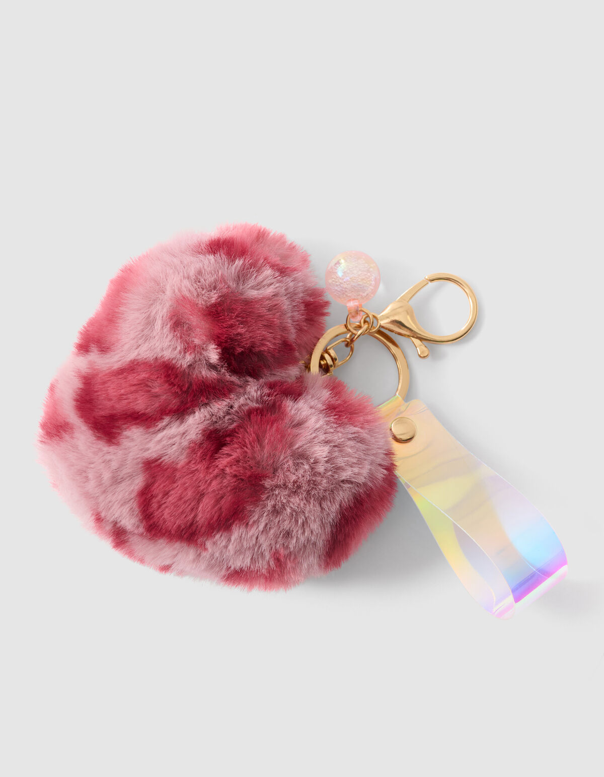 Pelz Leopard Schlüsselanhänger Rosa SHOEBY ACCESSOIRES