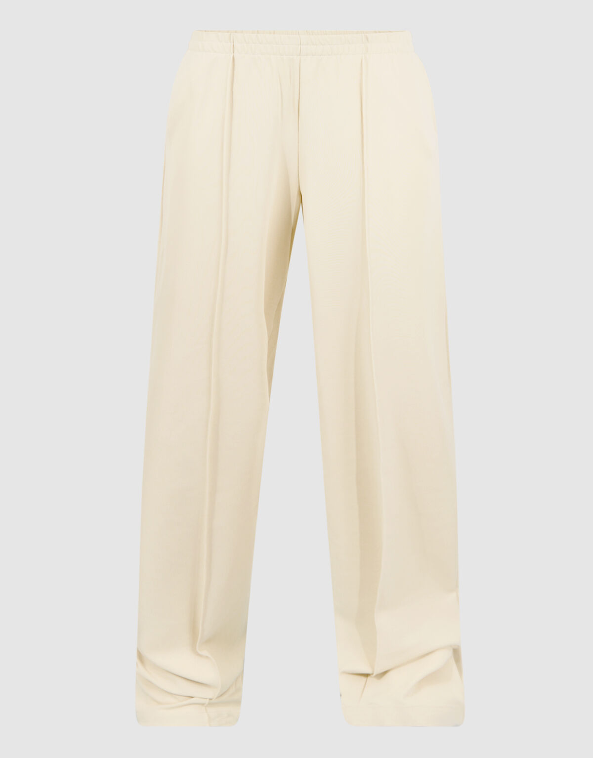 Basic Hose mit weitem Bein Off White SHOEBY WOMEN