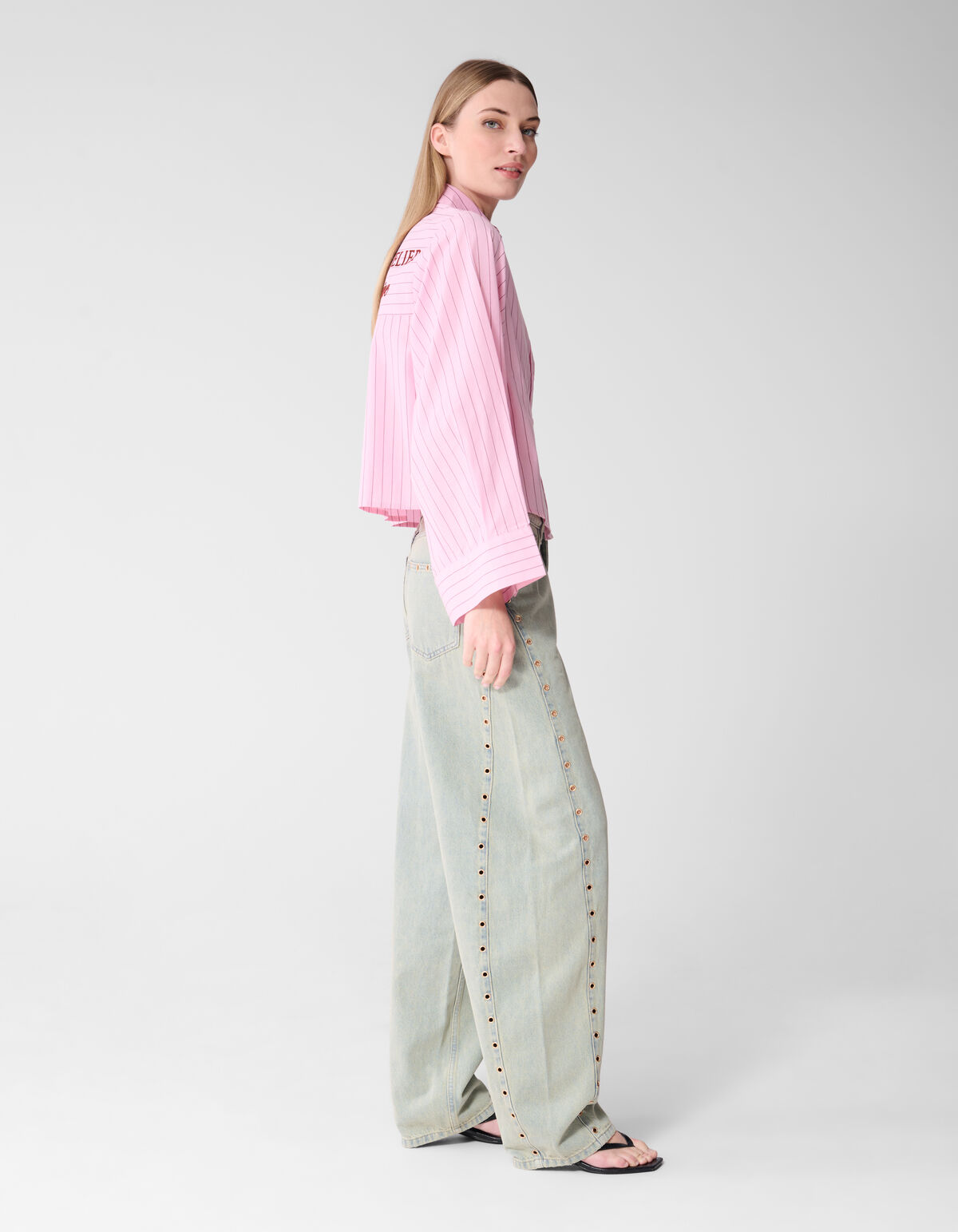 Jeans mit &Ouml;senverschluss, gebleicht SHOEBY WOMEN