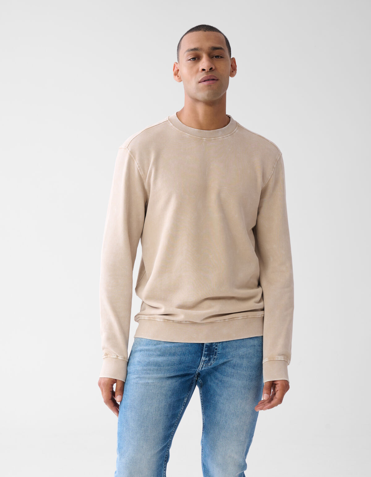 Basic Pullover beige SHOEBY MEN