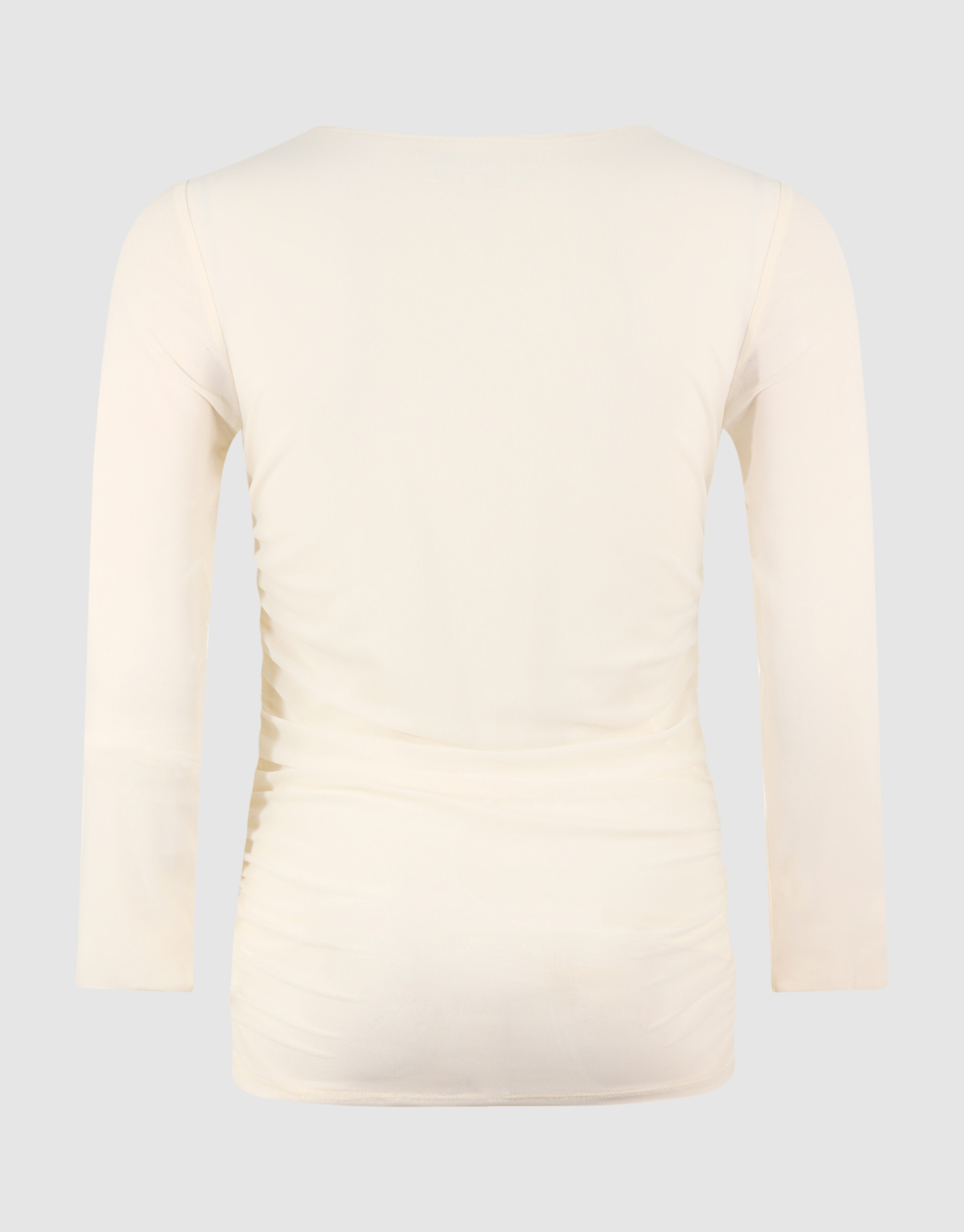 Transparenter Mesh-Top in Cremewei&szlig; SHOEBY WOMEN