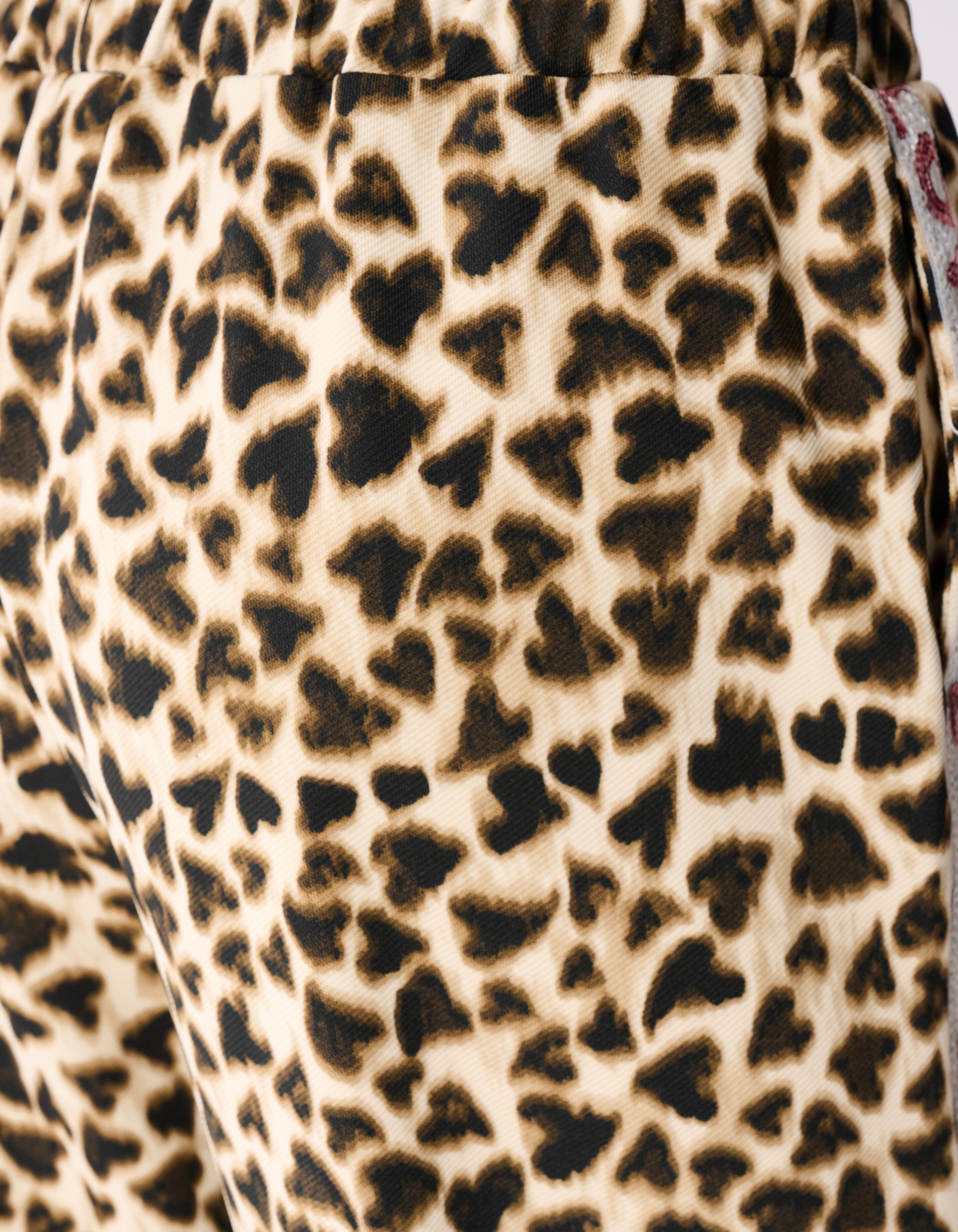 Leopard Heart Hose Hellbraun SHOEBY GIRLS