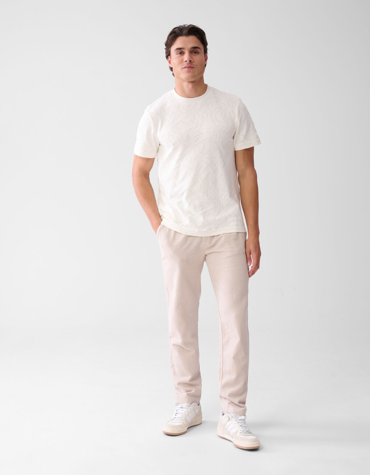 Leinenhosen Beige SHOEBY MEN