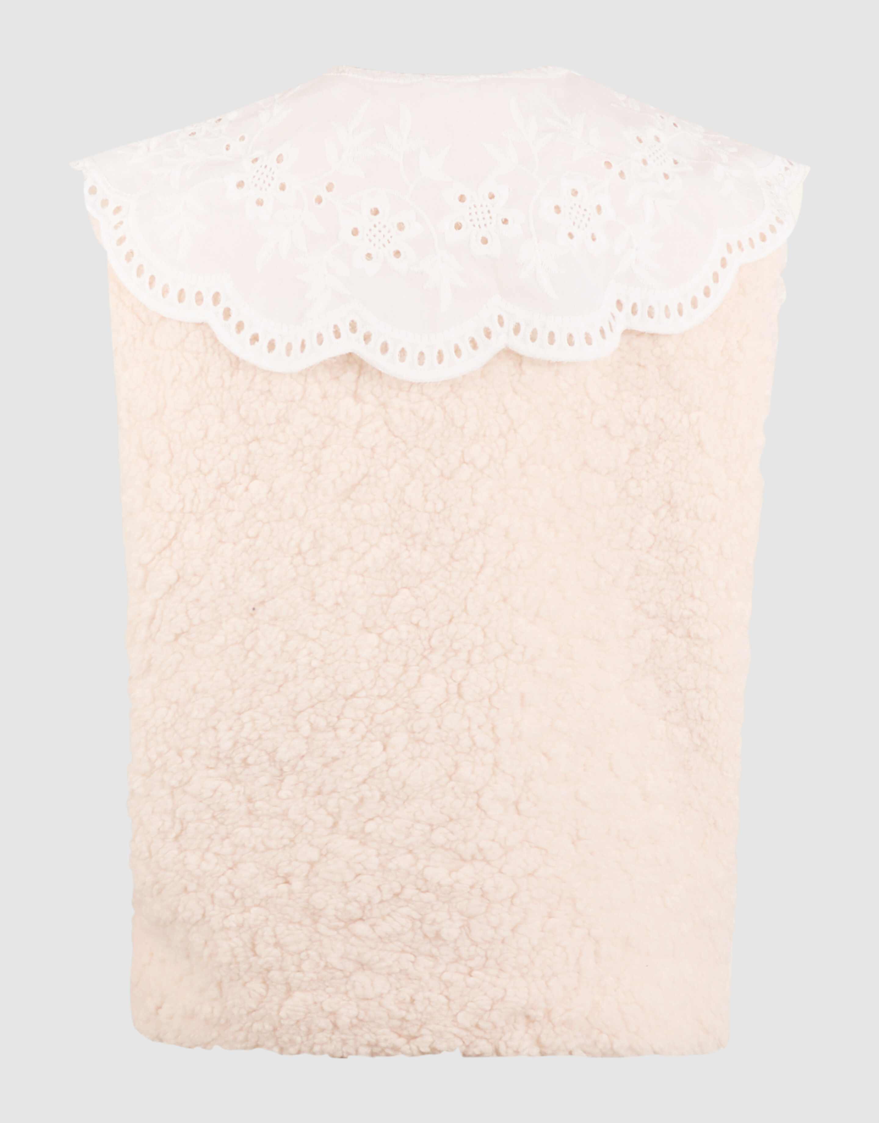 Teddy-Weste Cremefarben SHOEBY GIRLS