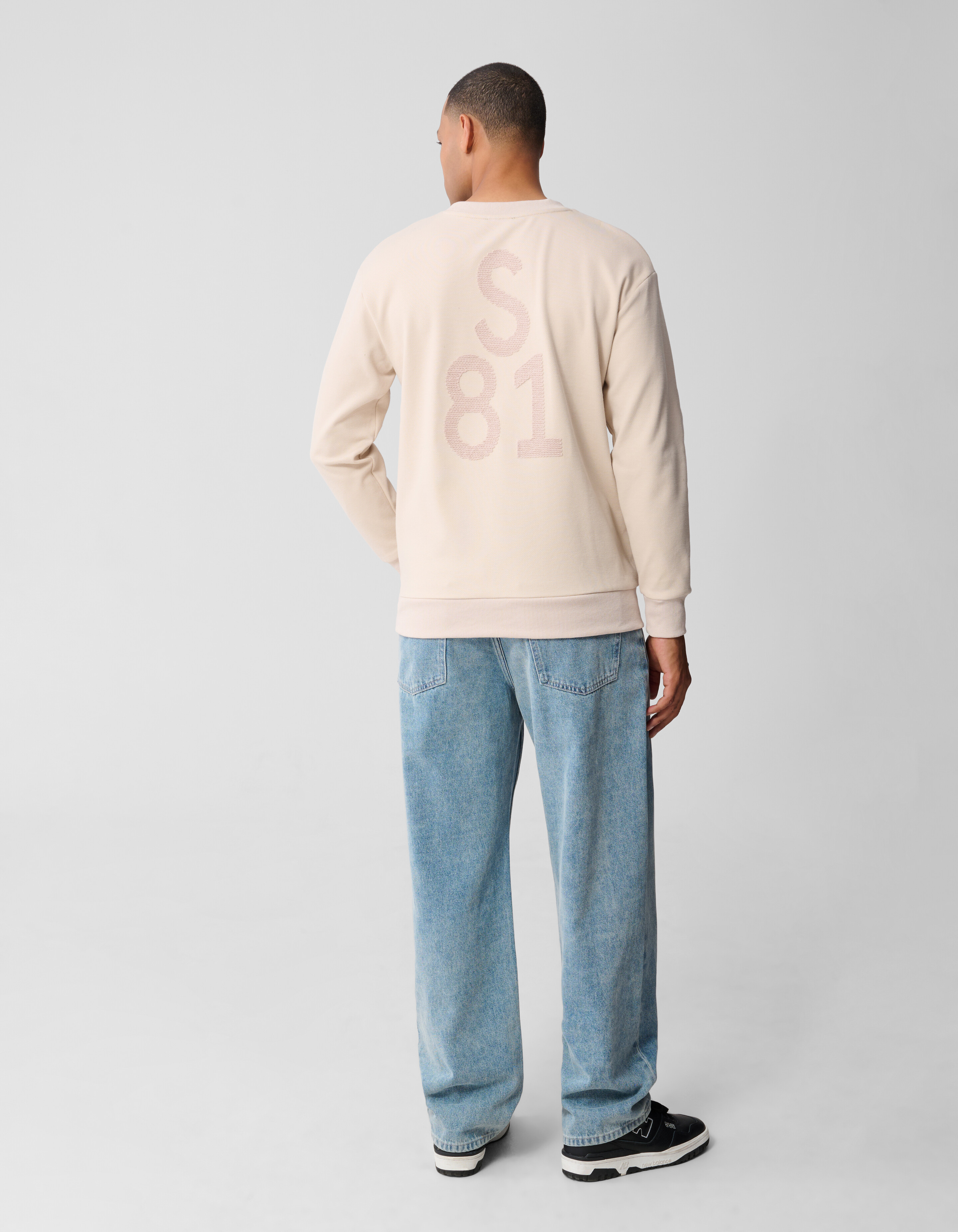Spark Logo Sweatshirt Sand SHOEBY MEN