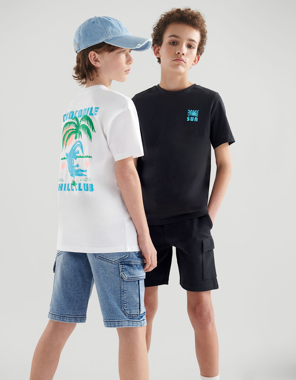 Cargo Jog Short Schwarz SHOEBY BOYS