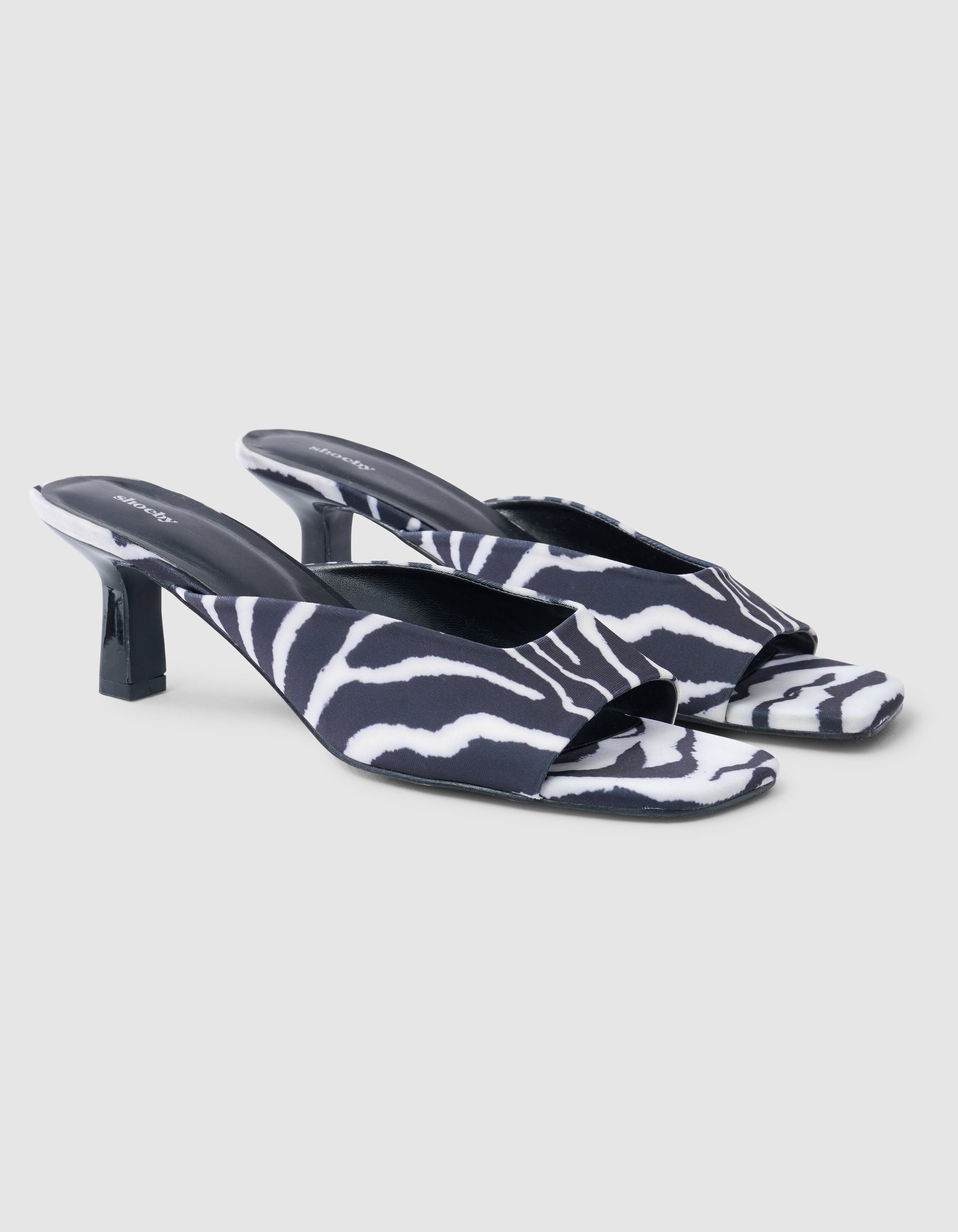 Zebra Heels Schwarz/Weiß SHOEBY SHOES