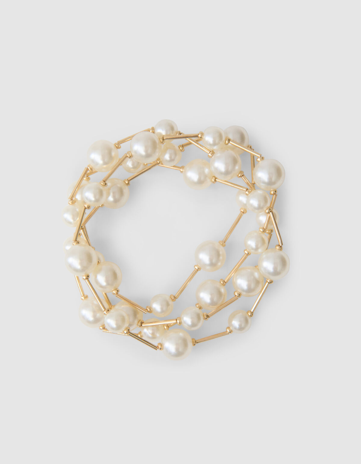 Perlenarmband Gold SHOEBY ACCESSOIRES