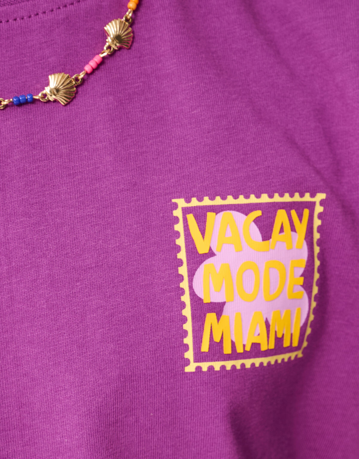 Vacay Artwork T-shirt Lila SHOEBY GIRLS