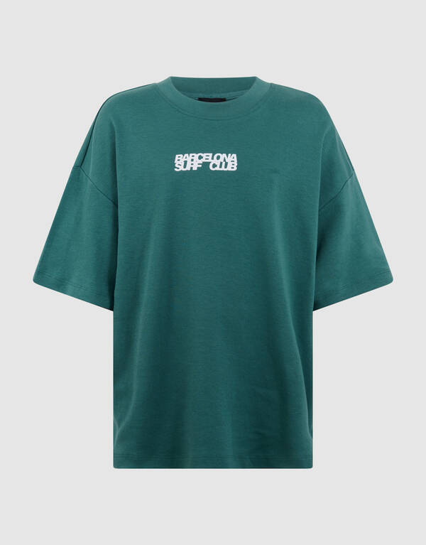 Surf Club Artwork T-Shirt Dunkelgr&uuml;n SHOEBY BOYS