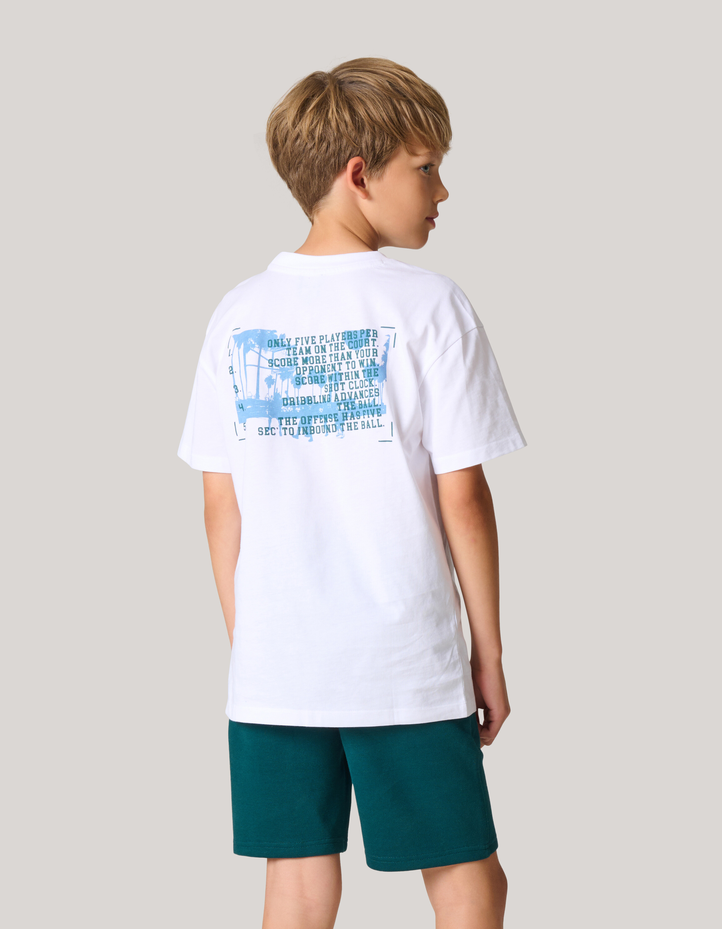 Artwork T-shirt Weiß SHOEBY BOYS