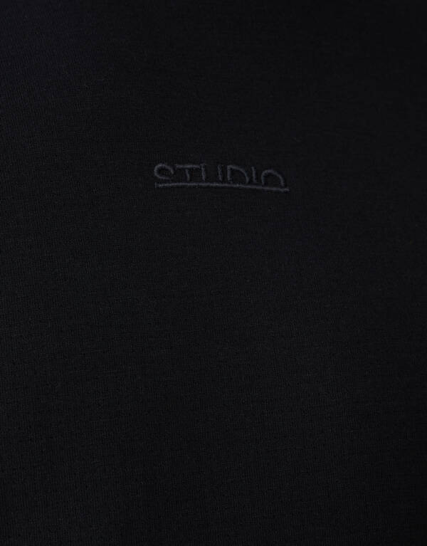 Studio Langarm-T-Shirt Schwarz SHOEBY MEN