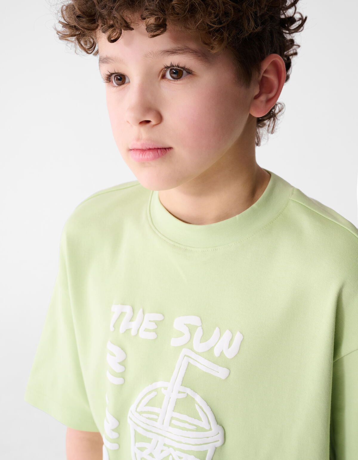 Sipping Artwork T-Shirt Hellgr&uuml;n SHOEBY BOYS