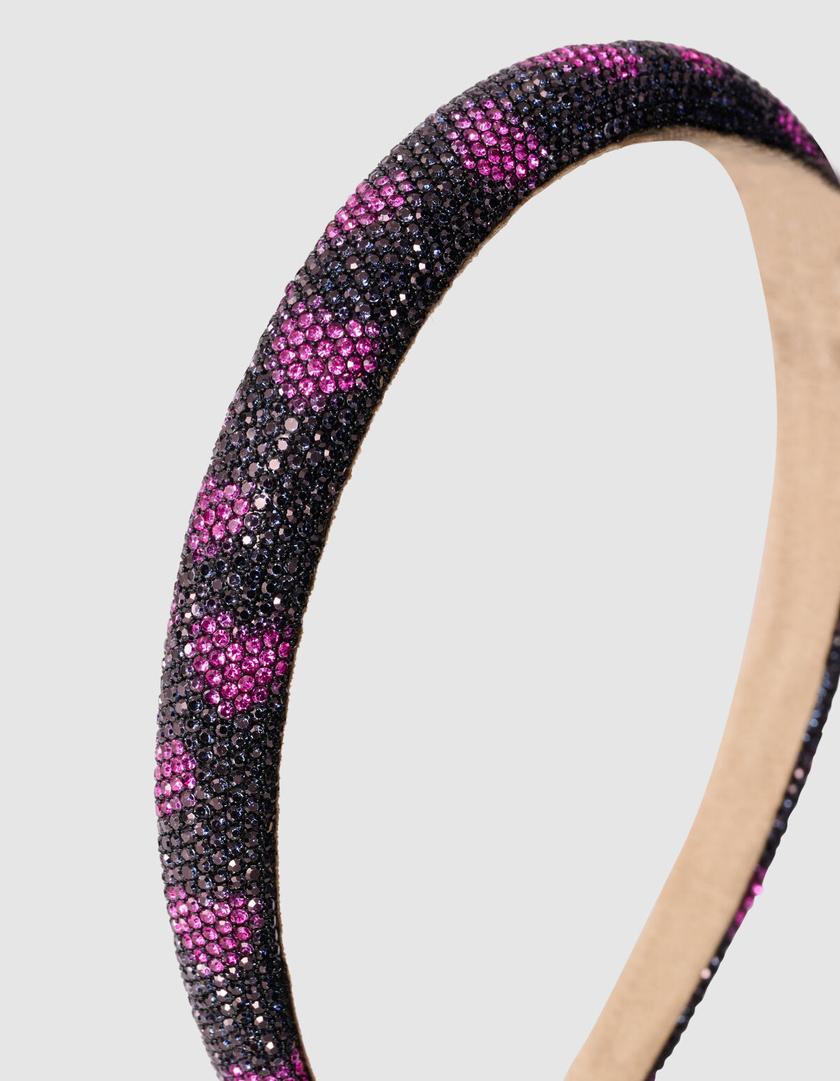 Strass Heart Haarband Schwarz SHOEBY GIRLS