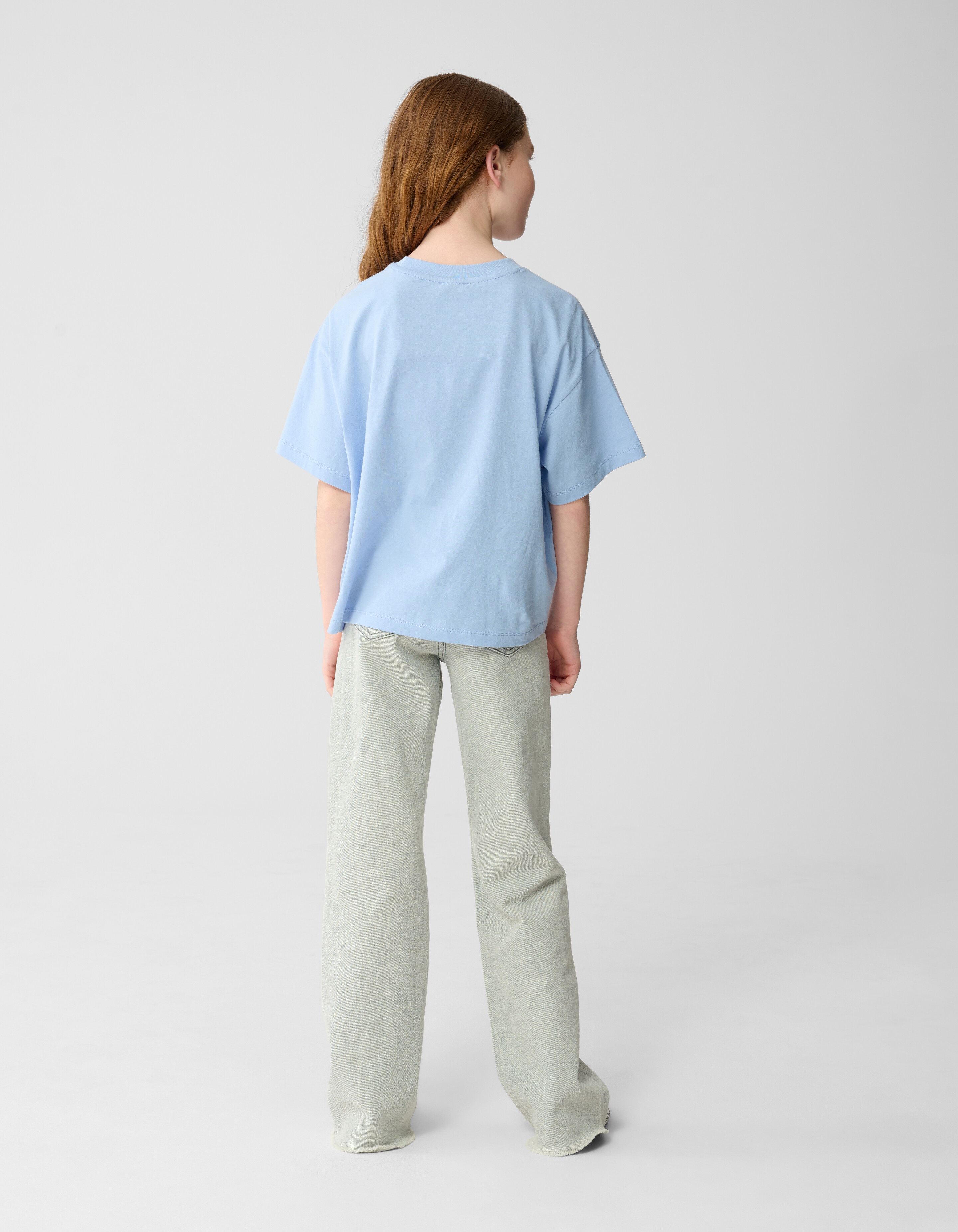 Destroy Straight Fit Jeans Hellgrau SHOEBY GIRLS