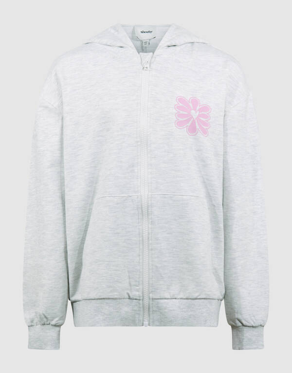 Blume Artwork Weste Hellgrau SHOEBY GIRLS