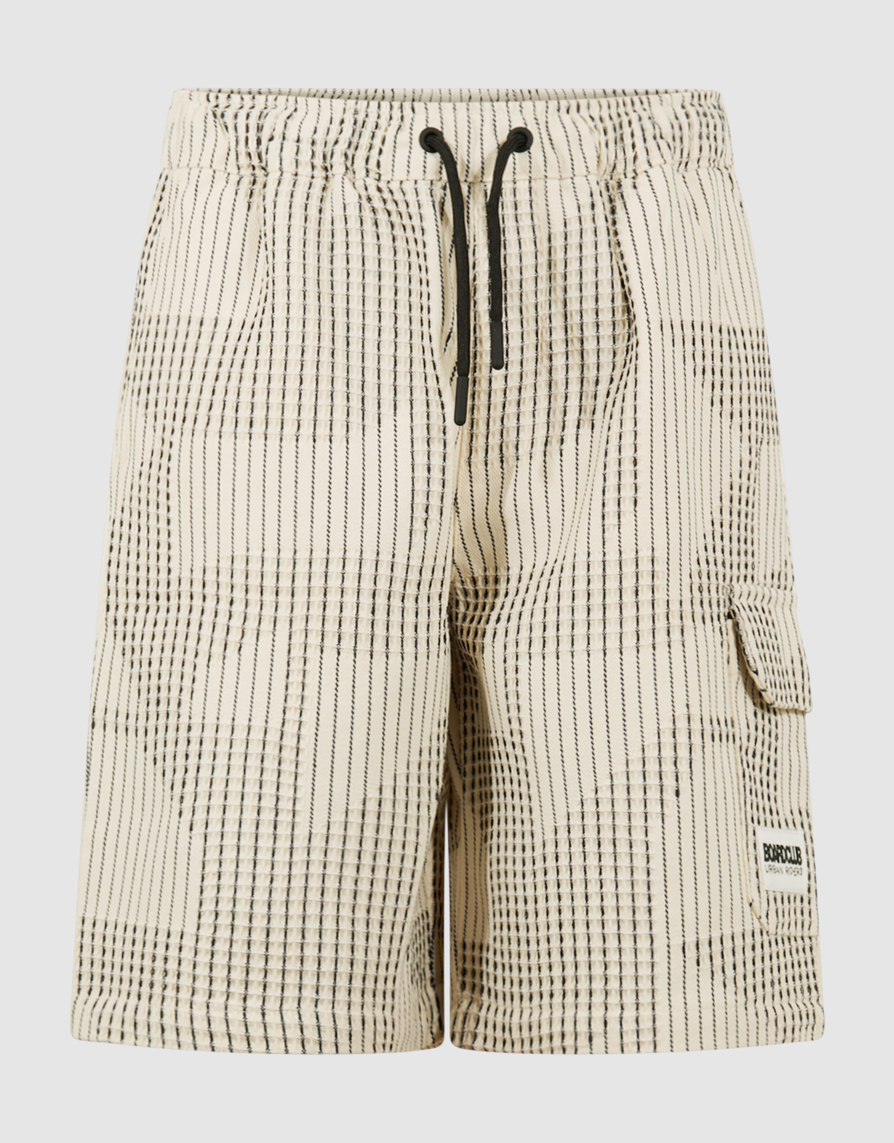 Waffle Stripe Short Off-White SHOEBY BOYS