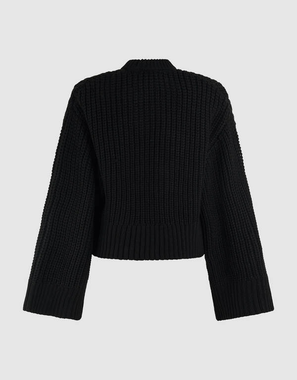 Gestrickter Pullover Schwarz SHOEBY WOMEN