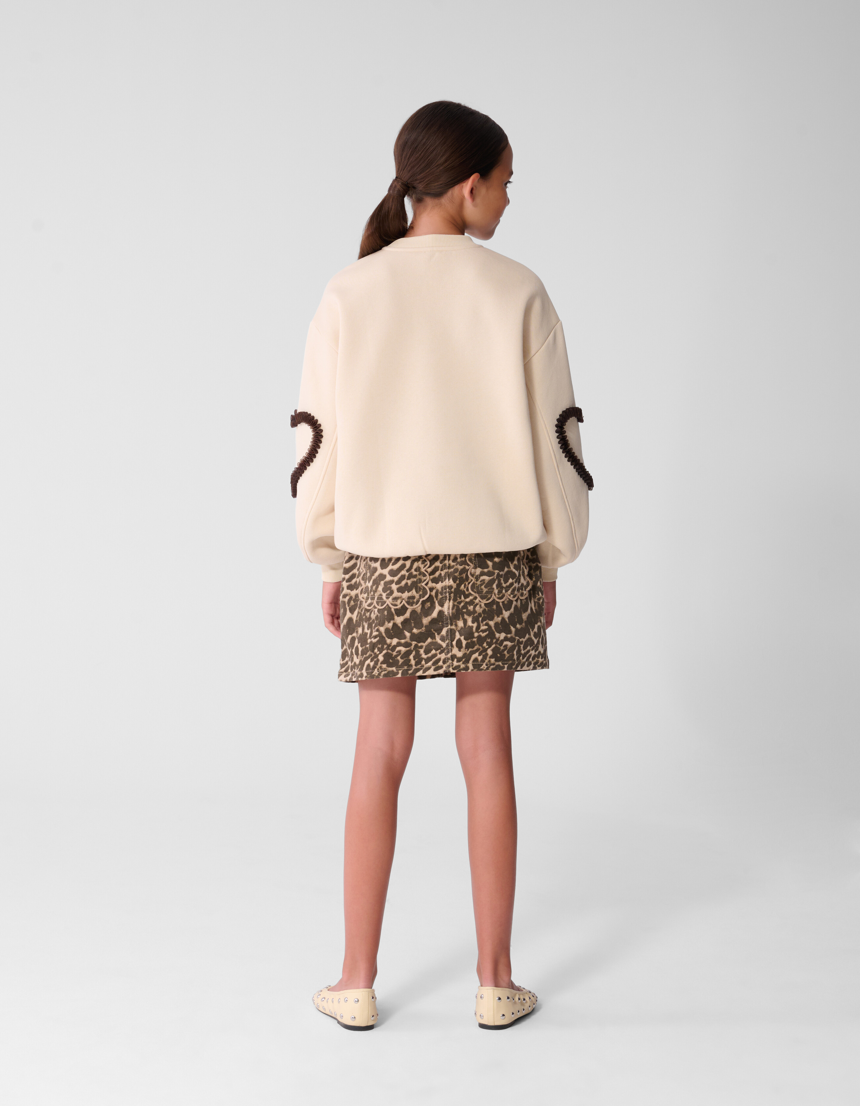 Velvet Leopard Mini Rock Braun SHOEBY GIRLS