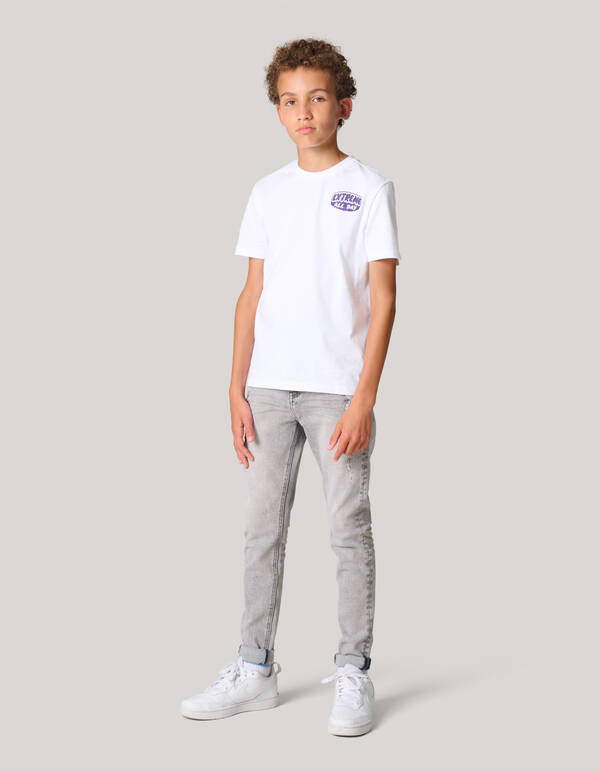 Tapered Jeans Grau SHOEBY BOYS