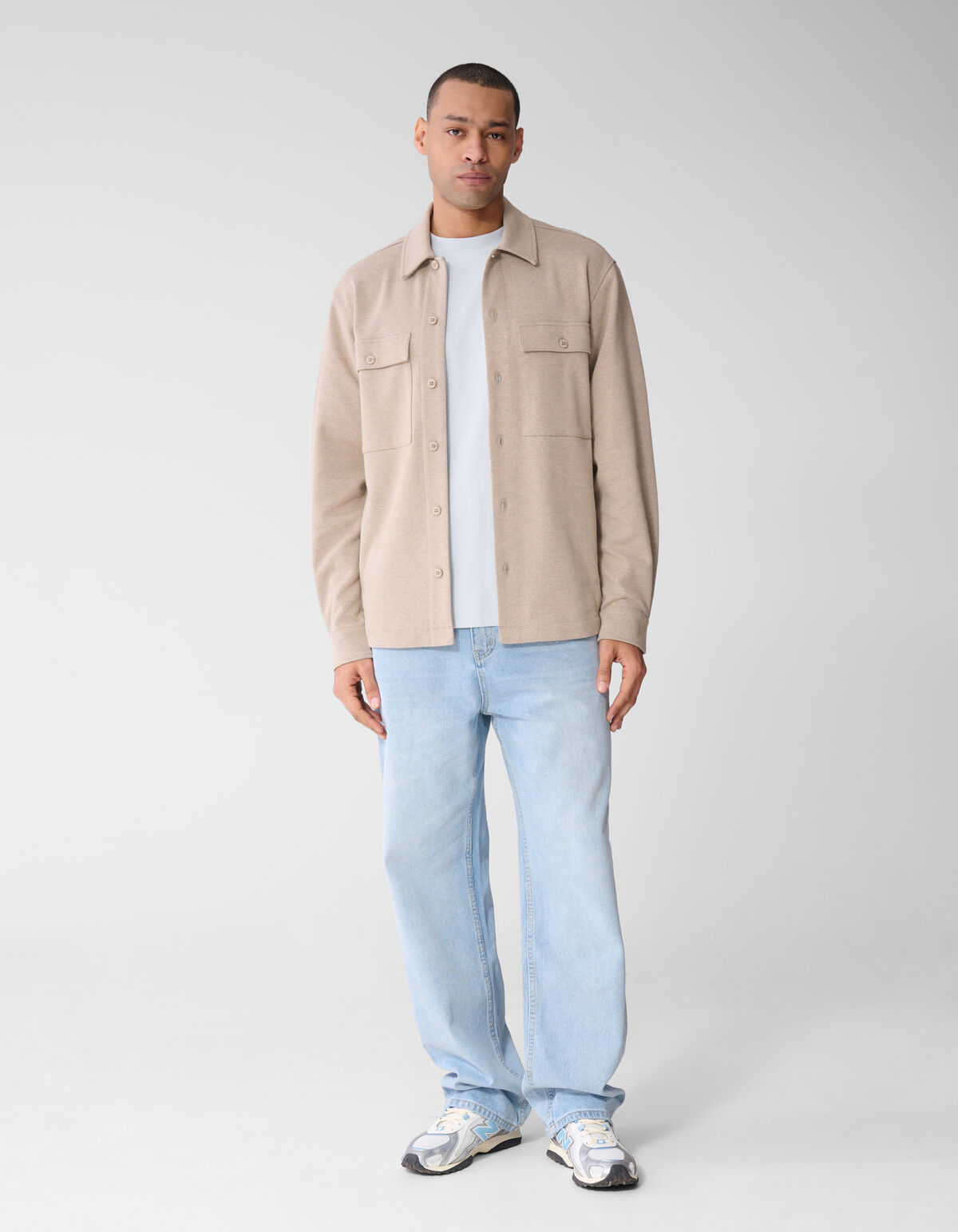 Baggy Fit Jeans Gebleicht L32 SHOEBY MEN