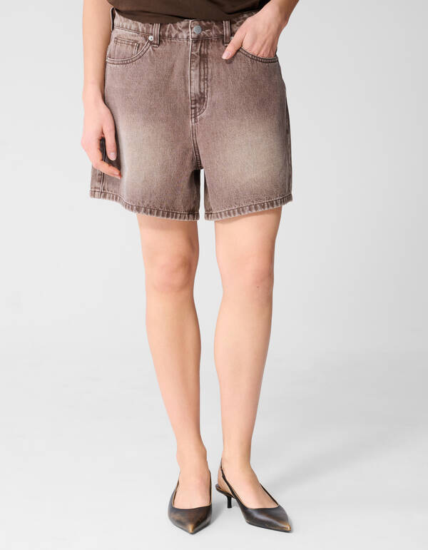 Braune Jeansshorts SHOEBY WOMEN