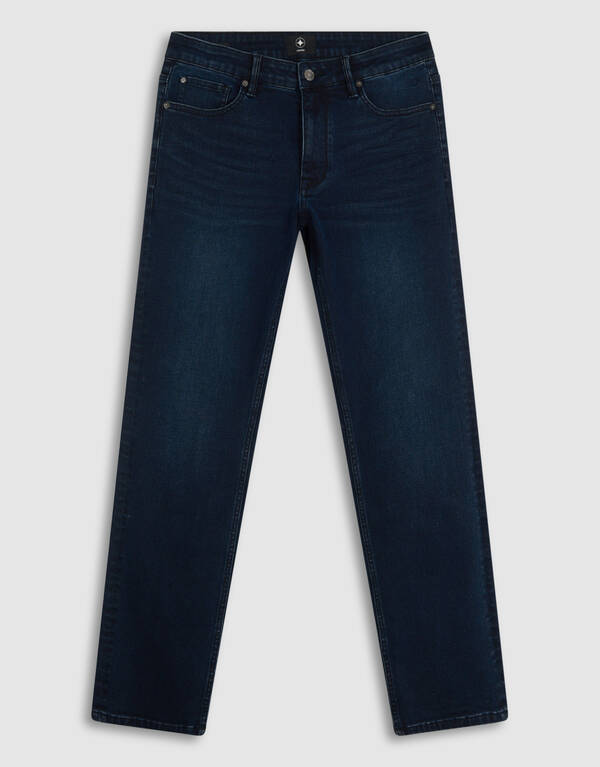 Straight Fit Jeans Blau/Schwarz L32 SHOEBY MEN