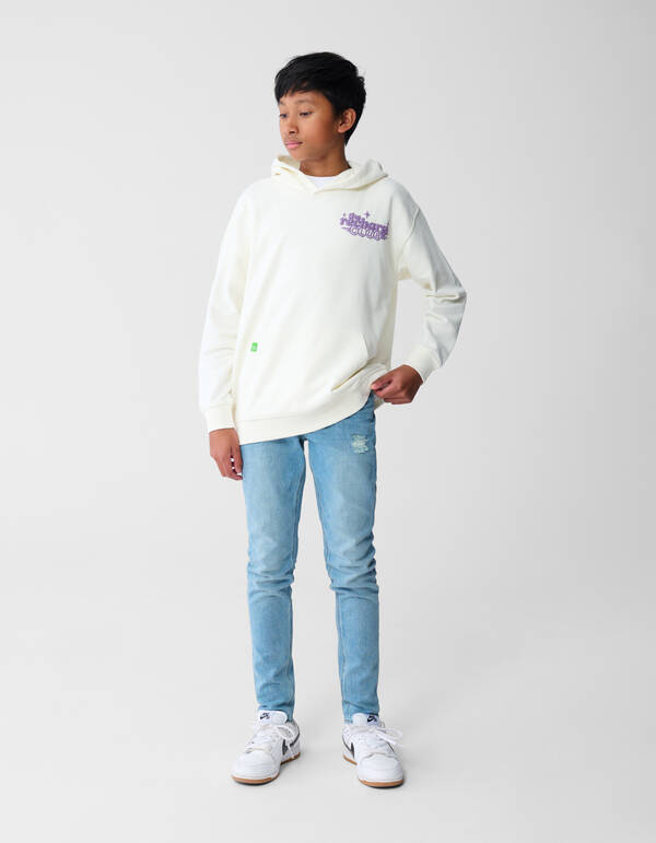Recharged Artwork Hoodie Off White SHOEBY BOYS