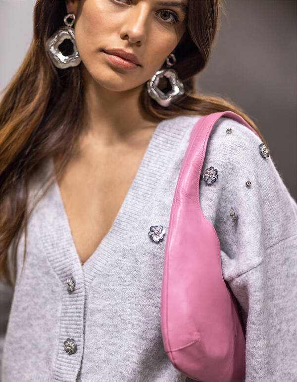 Strassweste Grau SHOEBY WOMEN