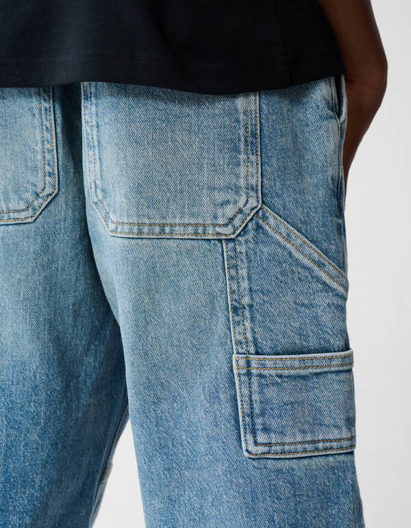 Carpenter Baggy Fit Jeans Blau SHOEBY BOYS