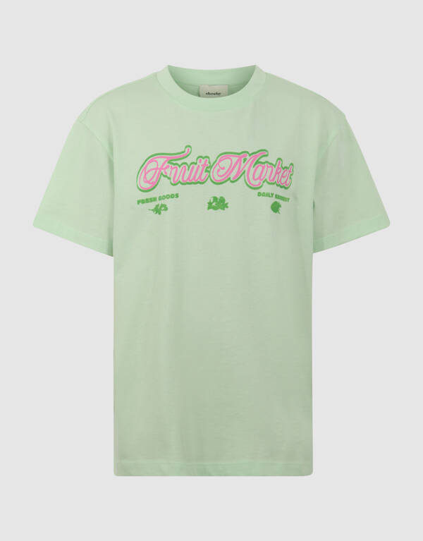 Obstmarkt Kunst T-Shirt Hellgr&uuml;n SHOEBY GIRLS