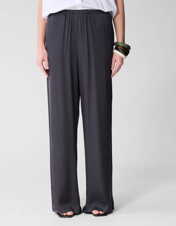 Satinhose Dunkelgrau von Lonneke SHOEBY WOMEN