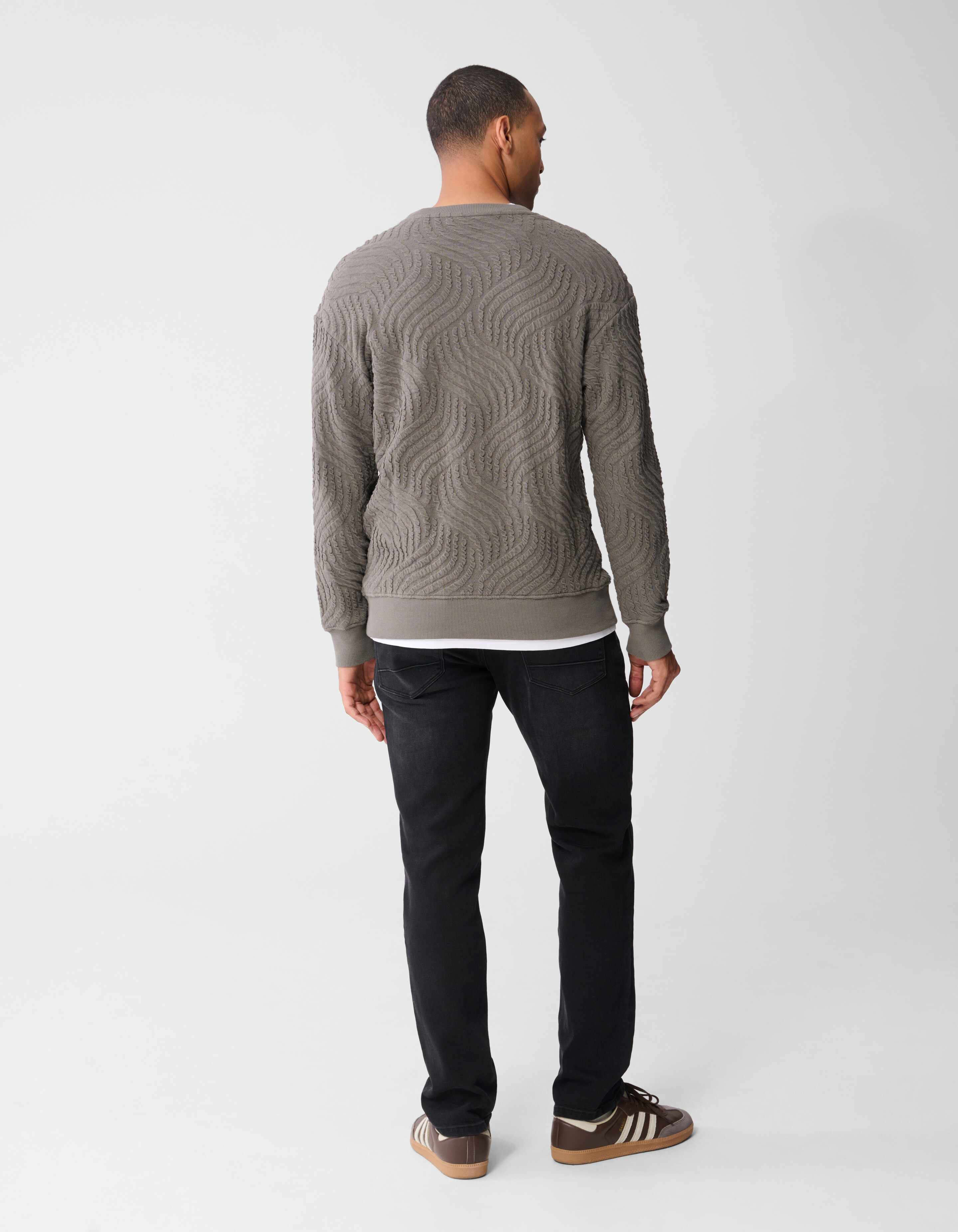 Straight Fit Jeans Dunkelgrau SHOEBY MEN