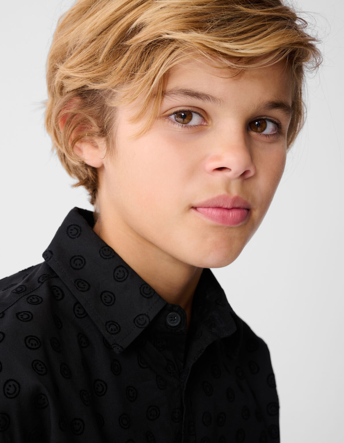 Smile Shirt Schwarz SHOEBY BOYS