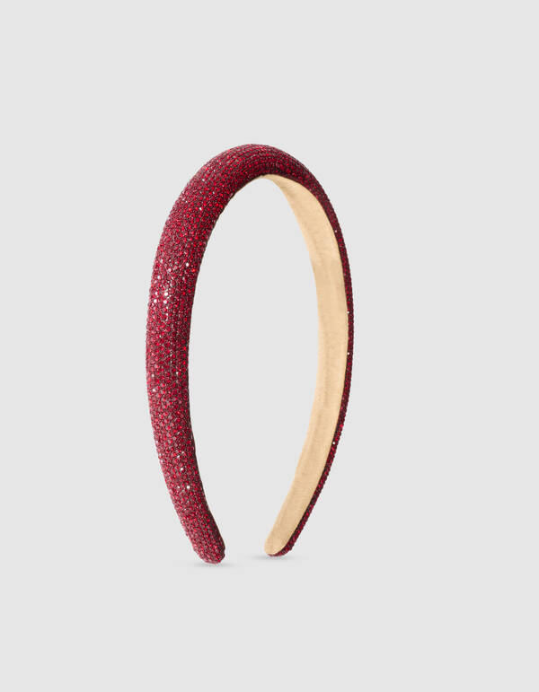 Strass-Haarband Rot SHOEBY ACCESSOIRES